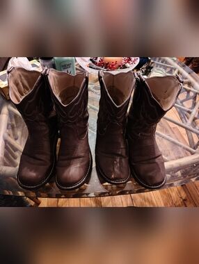 Two Pairs of Roper Ankle Cowboy Boots